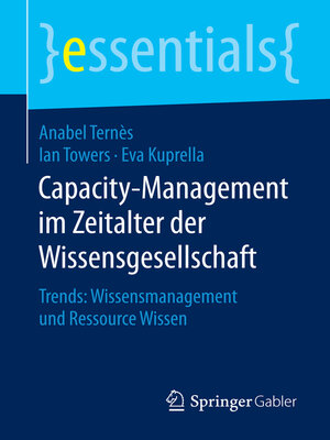 cover image of Capacity-Management im Zeitalter der Wissensgesellschaft